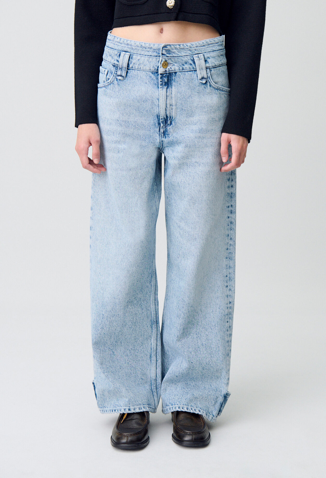 Gerade Denimjeans
