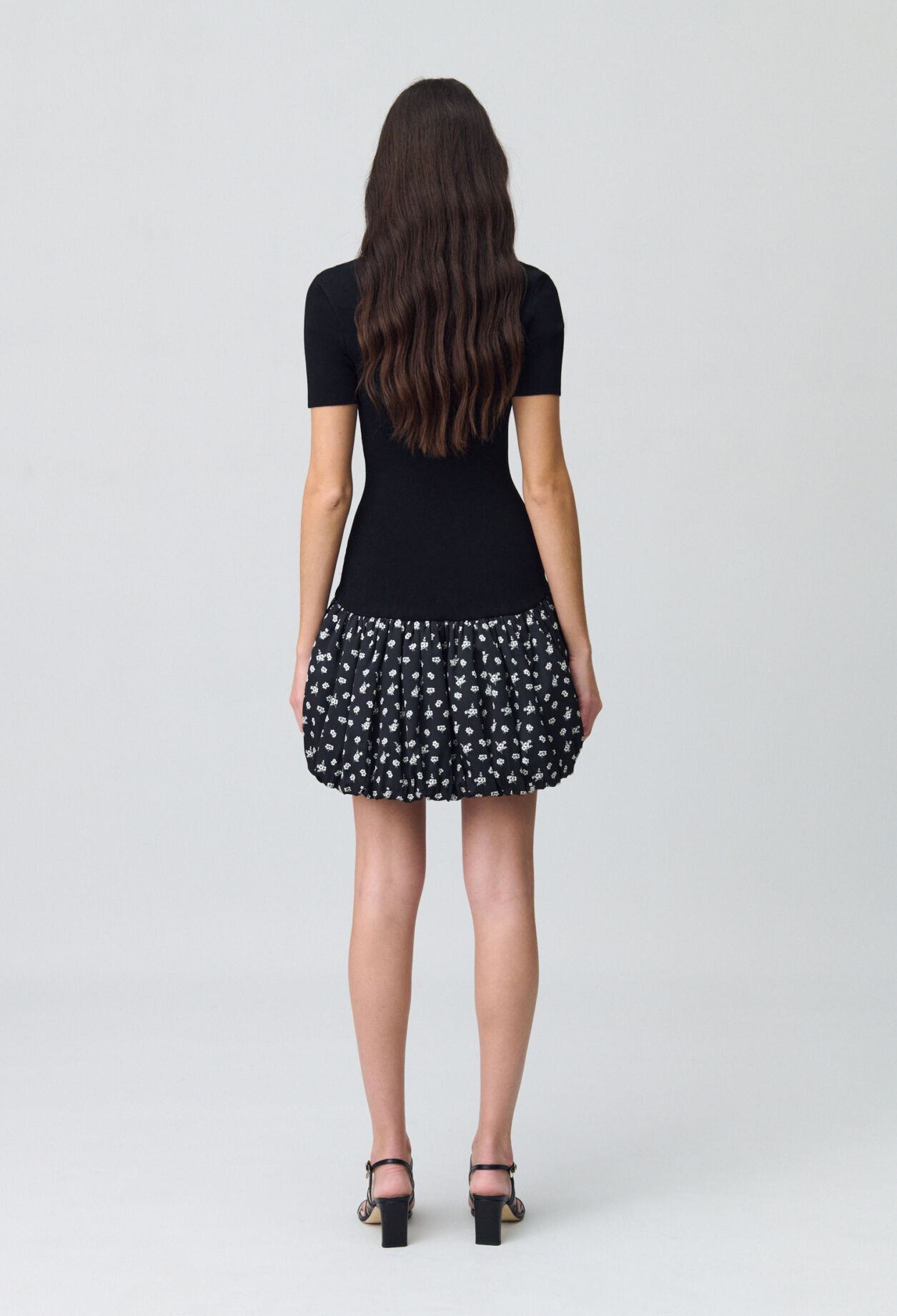 Kurzkleid in Bubble-Design