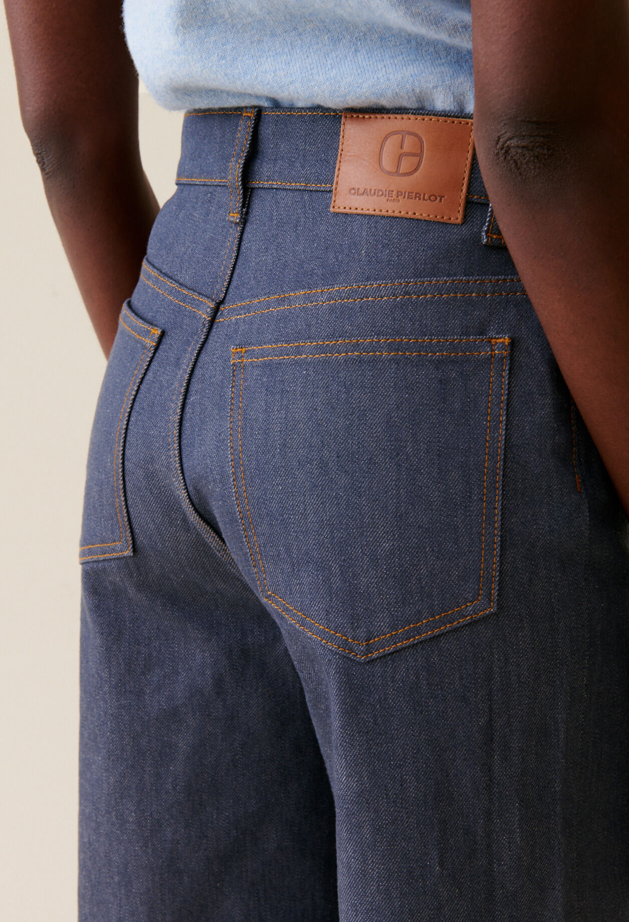 Hoch taillierte Jeans Claude
