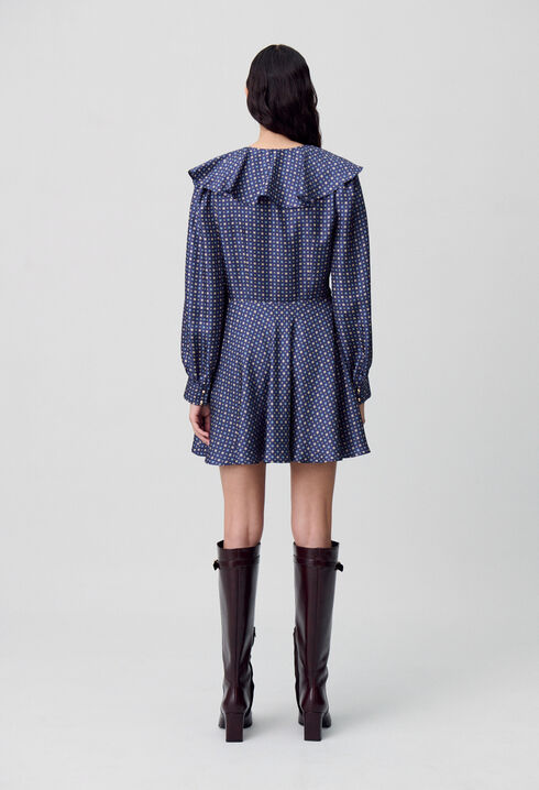 Kurzes Seidenkleid
