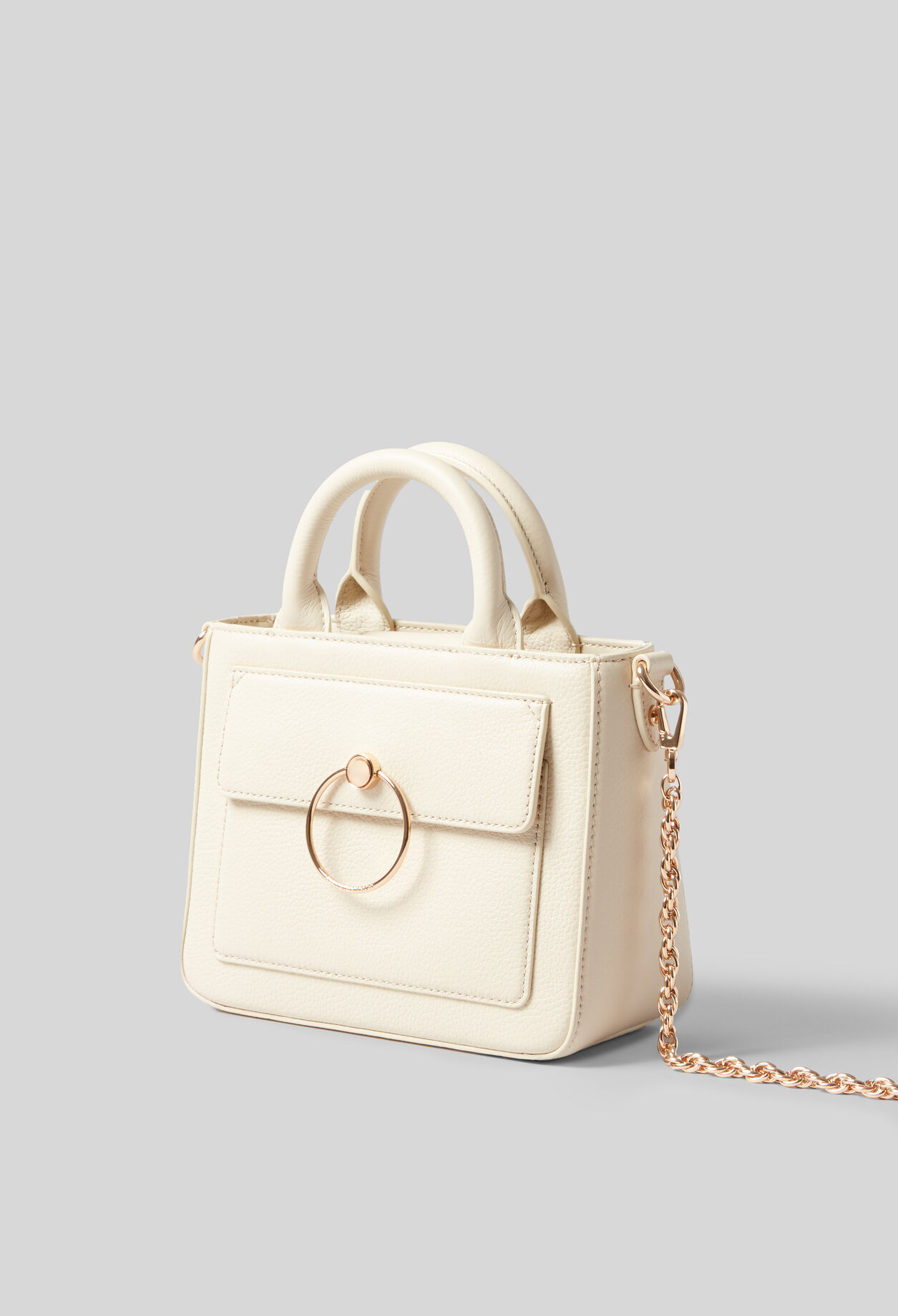 Anouck Tasche genarbtem Leder Kette