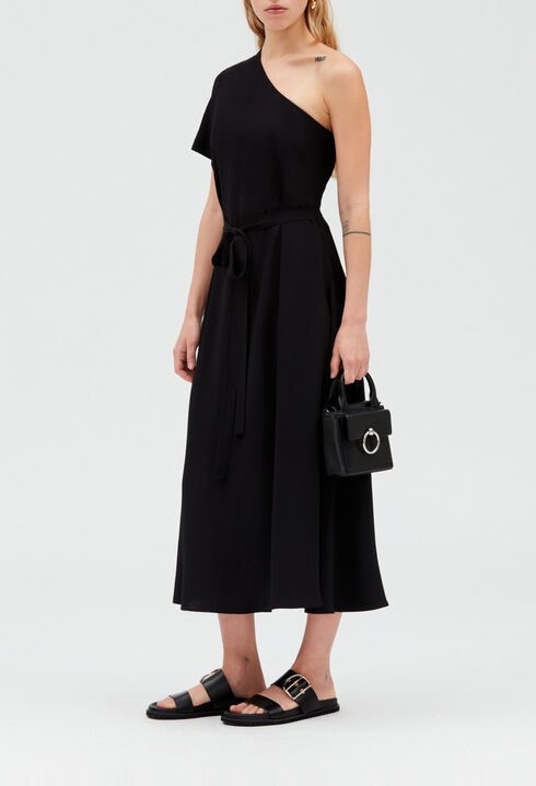 Asymmetrisches Midikleid