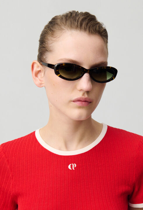Ovale Sonnenbrille 