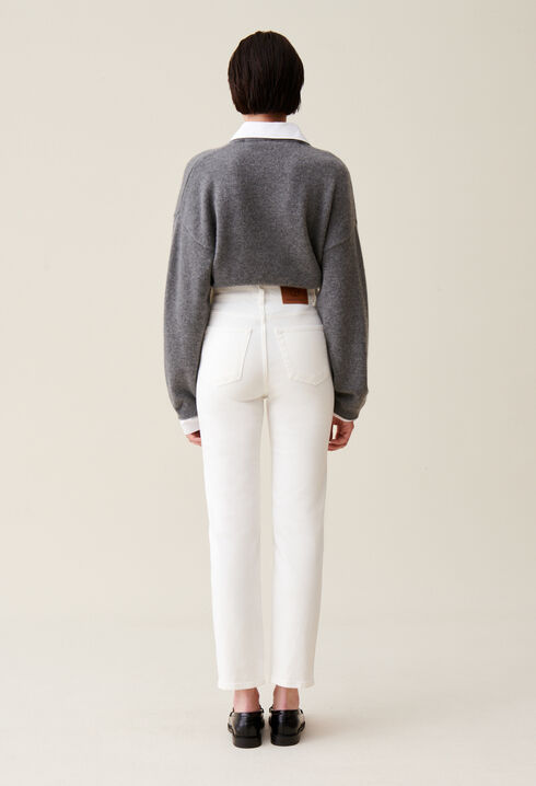 Jeans Toto Slim 7/8 Ecru