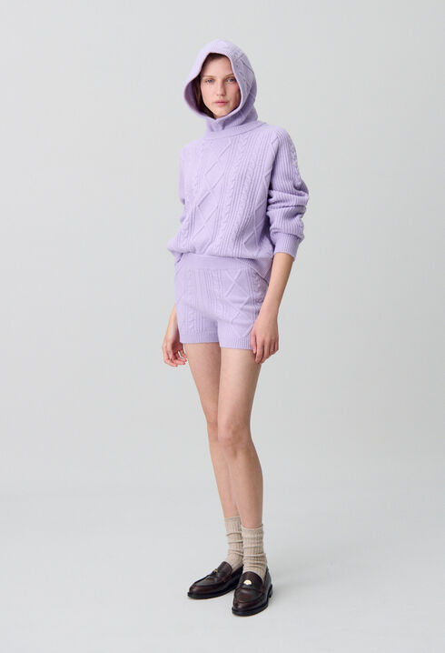 Kurzer Strickpullover