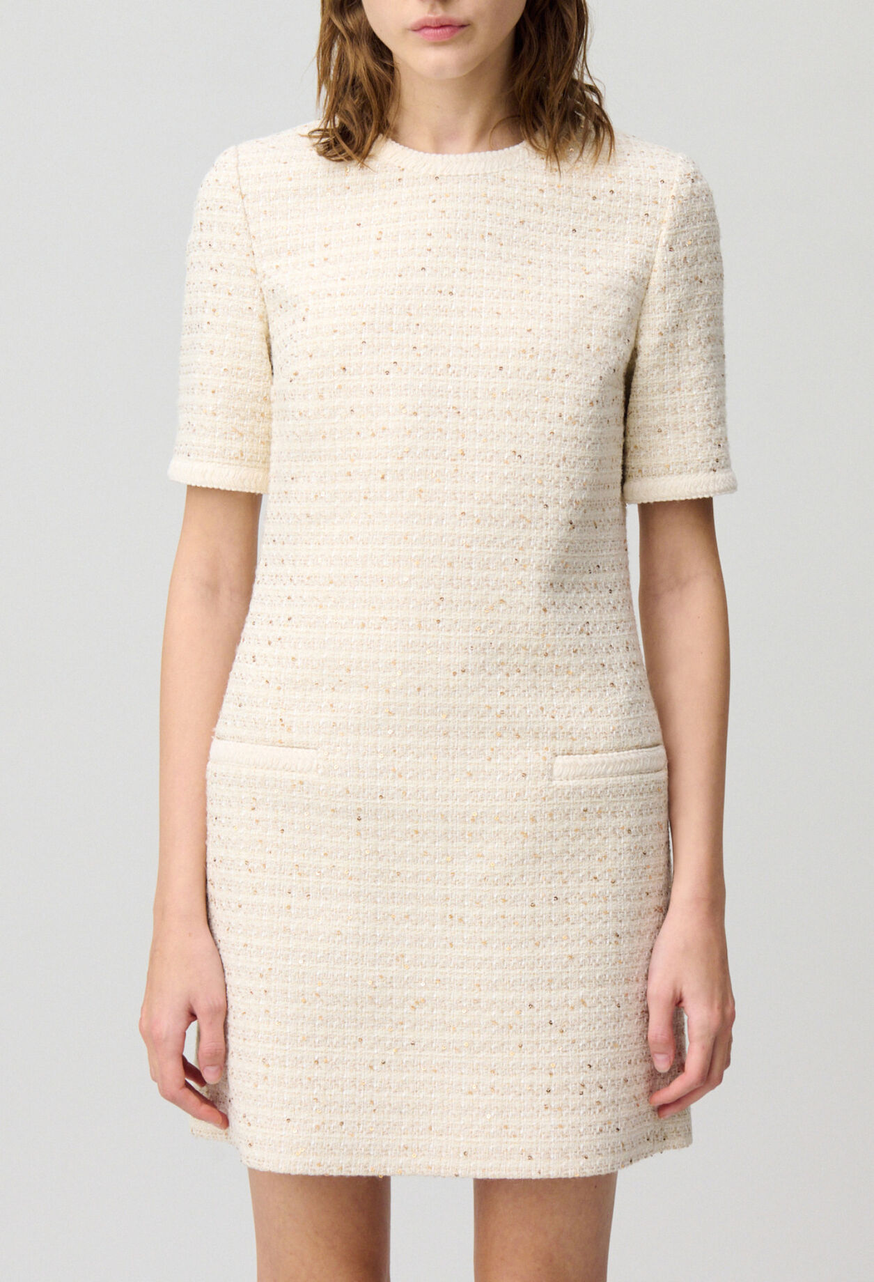 Tweed-Kleid kurz