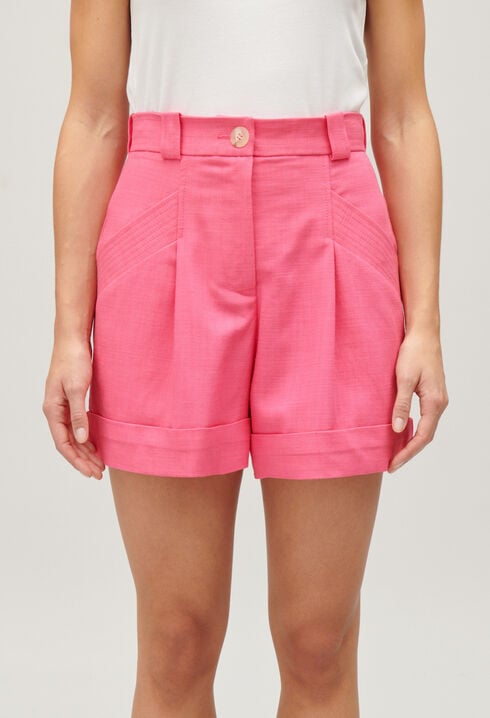 Shorts mit hoher Taille