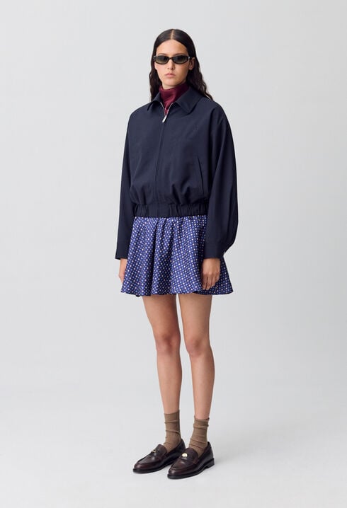Übergroße Reißverschlussjacke
