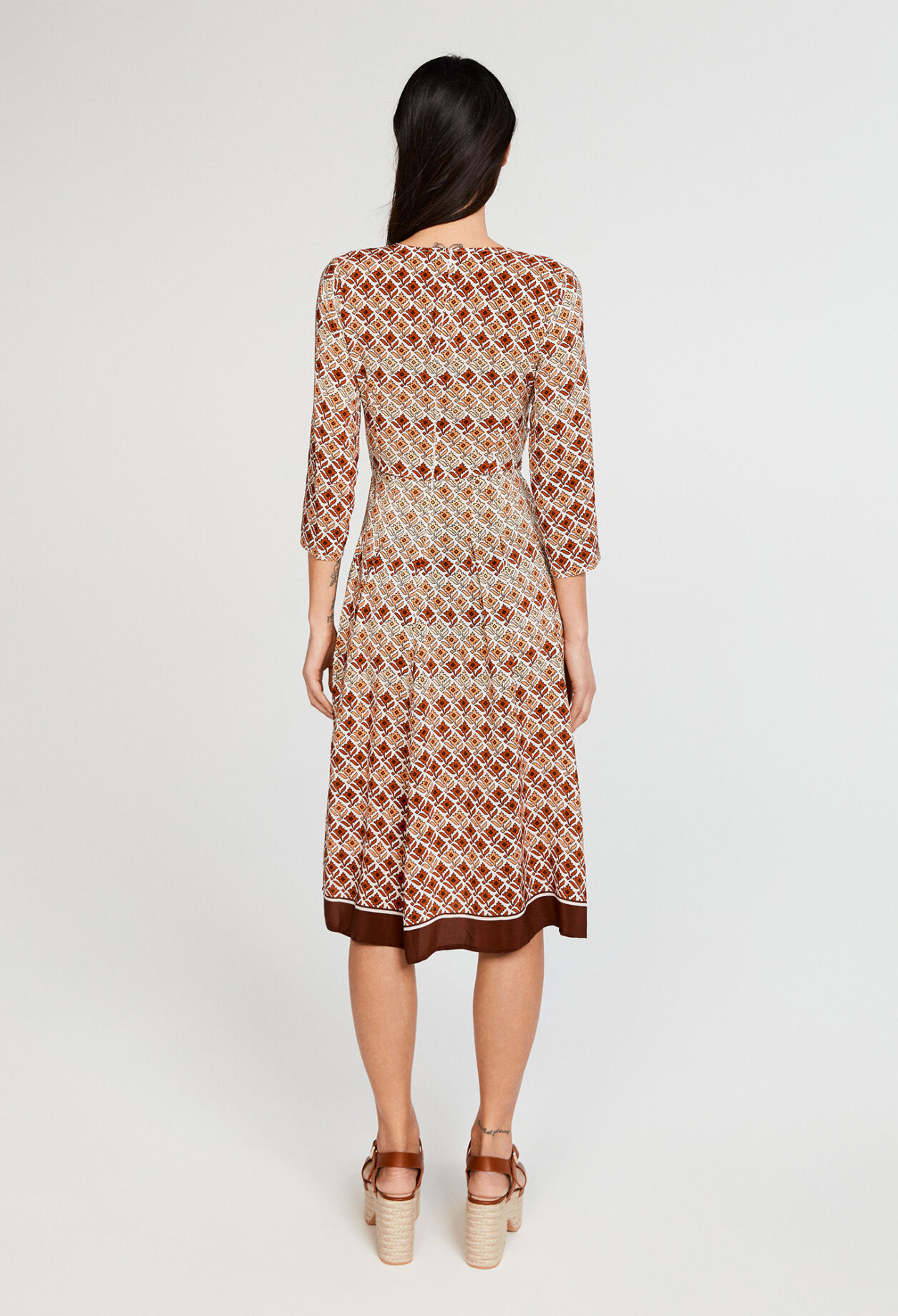 Midi-Kleid zum Binden