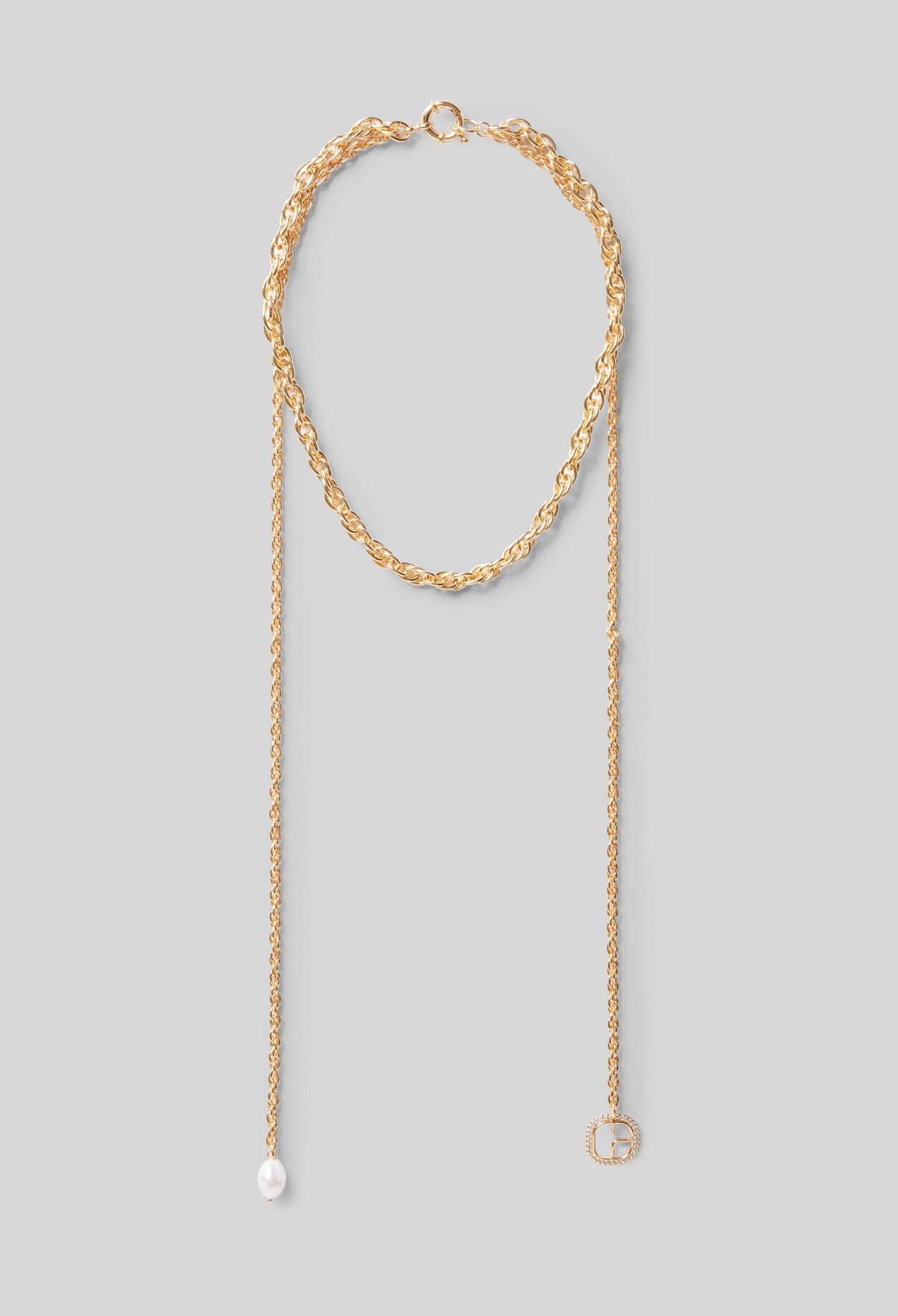 Doppelkette mit Perle