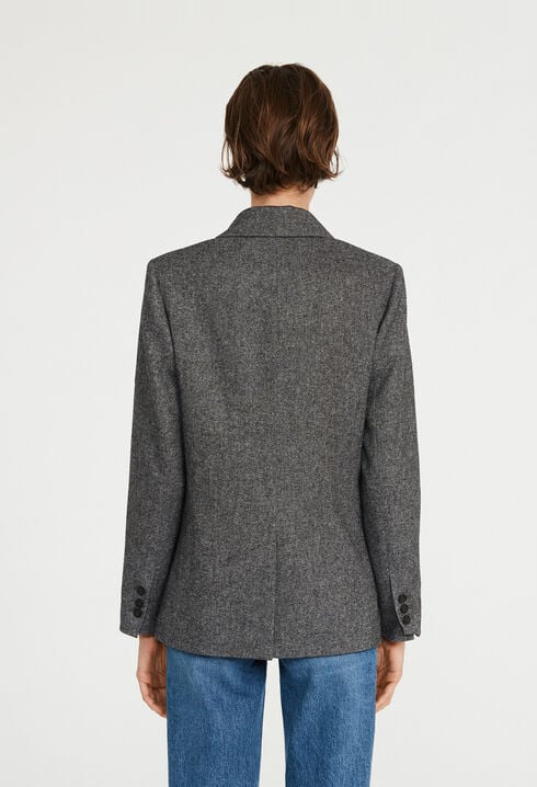 Melierter Blazer