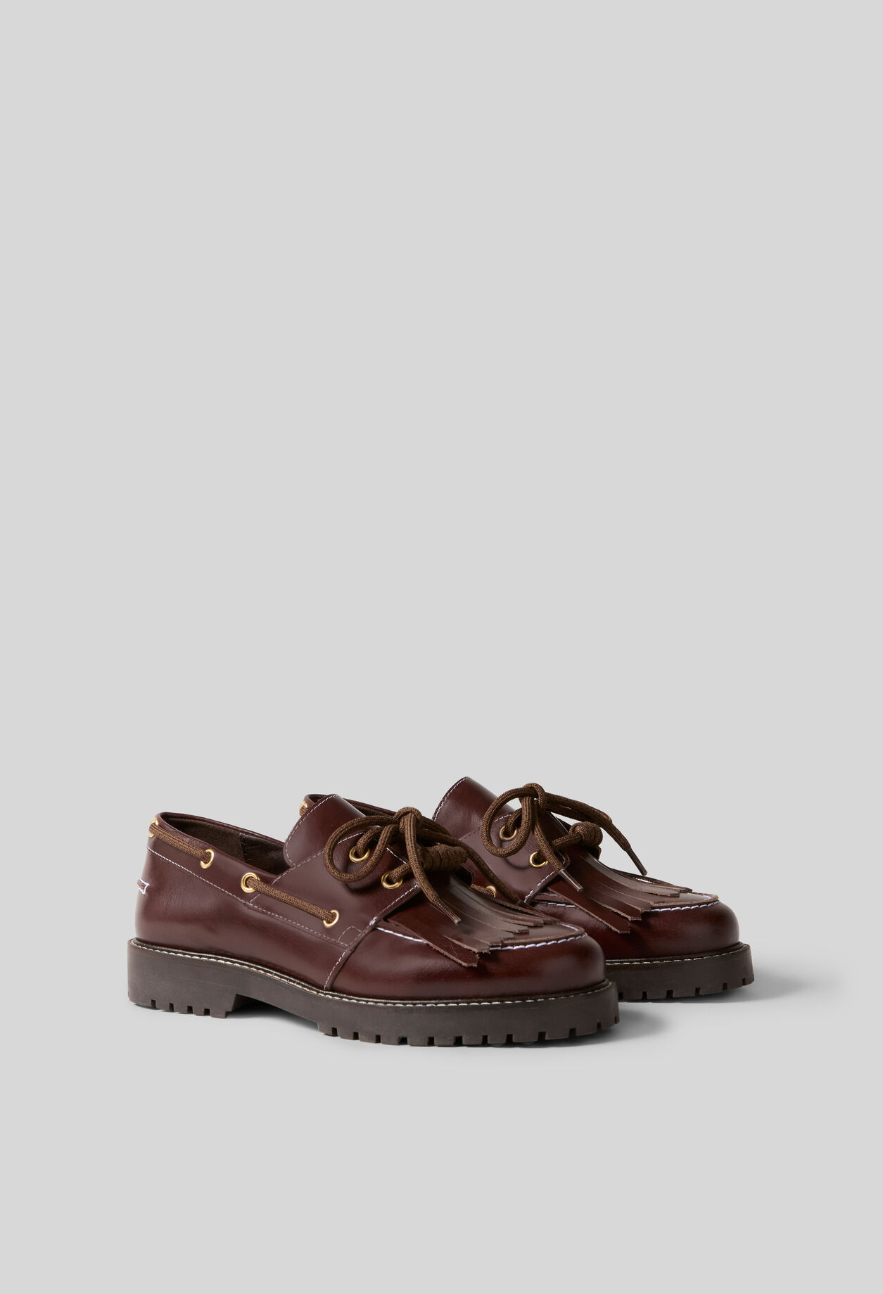 Bootsschuhe aus Leder