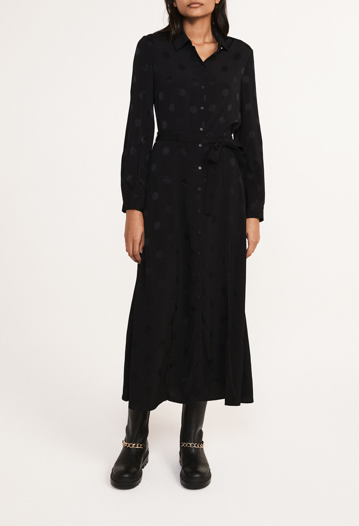 Langes Hemdkleid