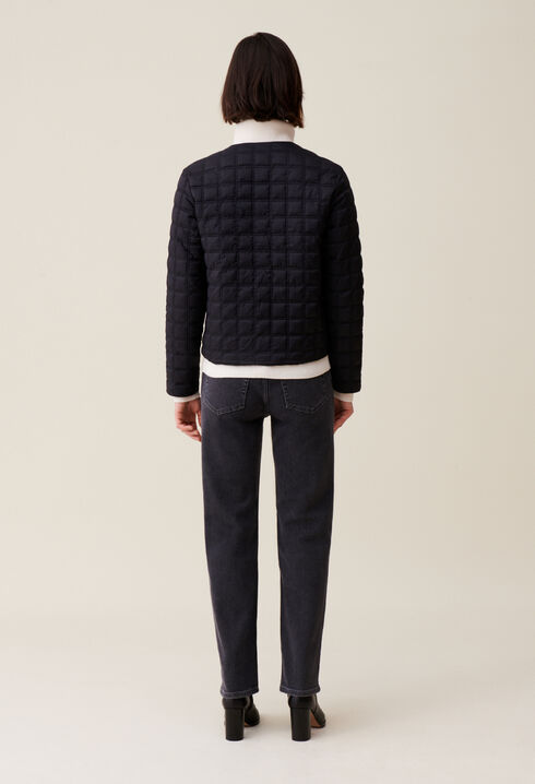 Kurze, leichte Steppjacke