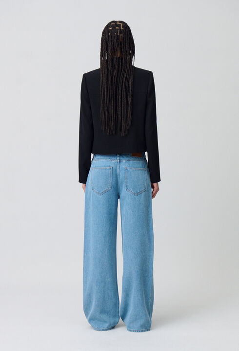 Weite Baggy-Jeans