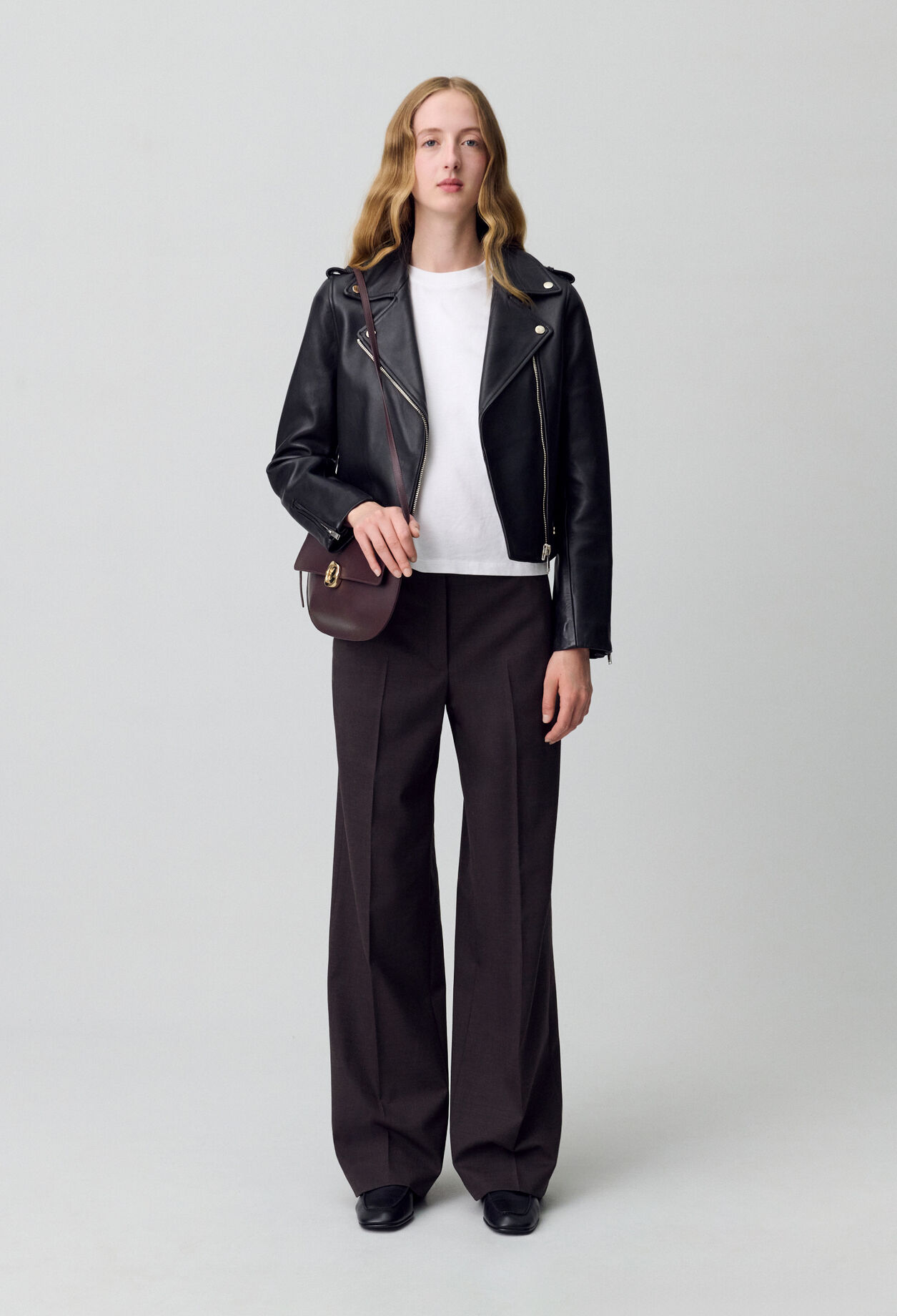 Leder Jacke
