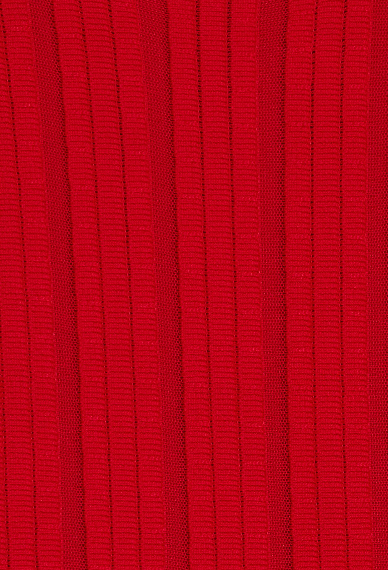 Kurzes Strickkleid rot