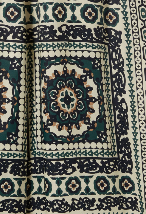 Weit fließende Druckhose