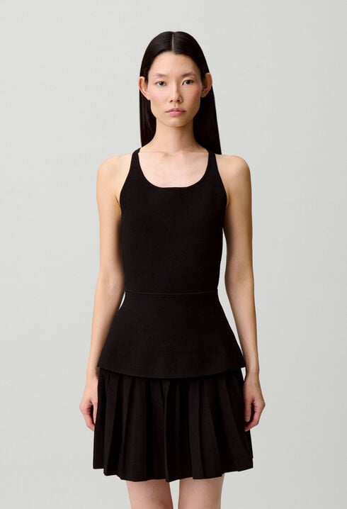 Strickkleid mit Kreuzträgern