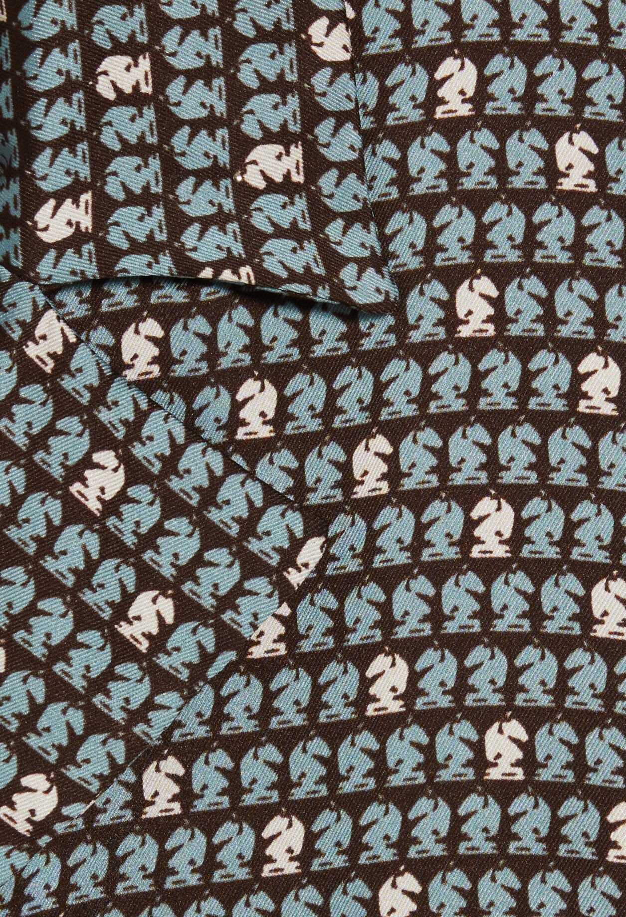 Fließende Hemdbluse mit Print