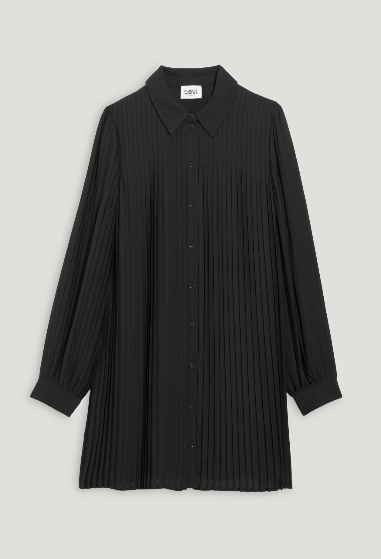 Kurzes plissiertes Kleid