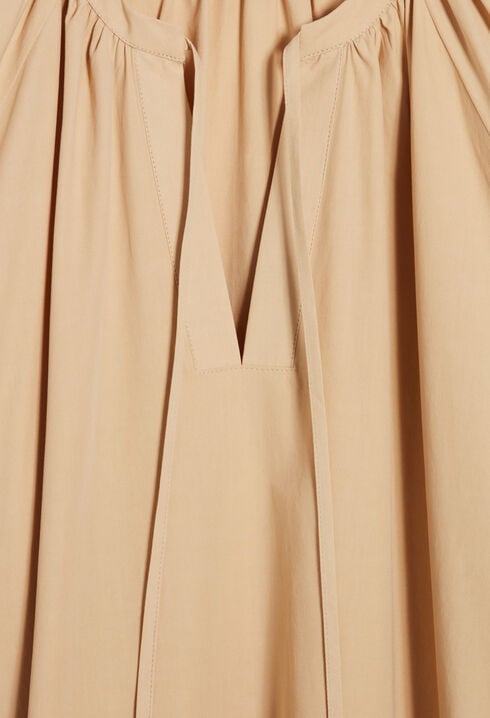 Langes Kleid Oversize Sand