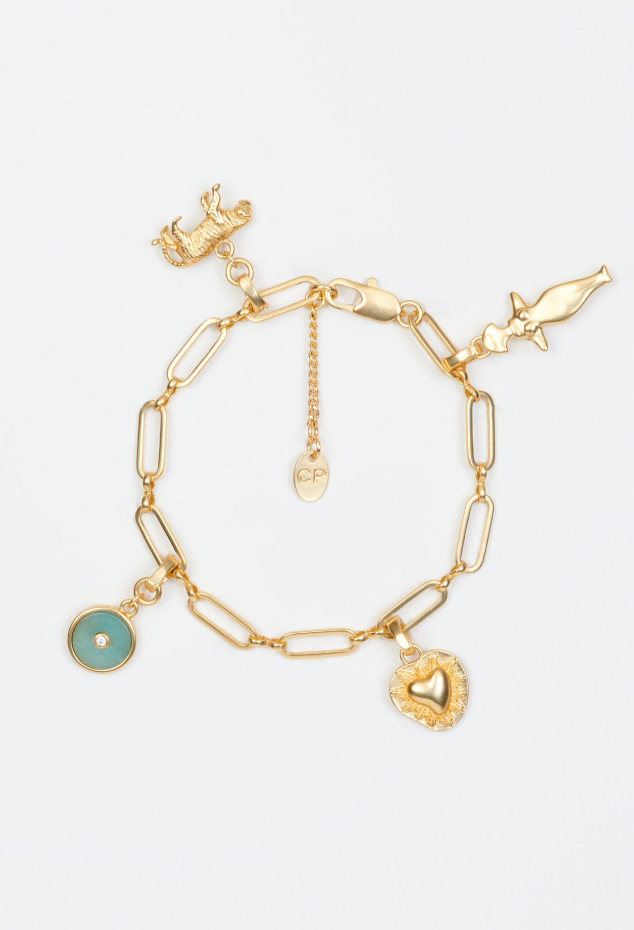 Goldenes Gliederarmband