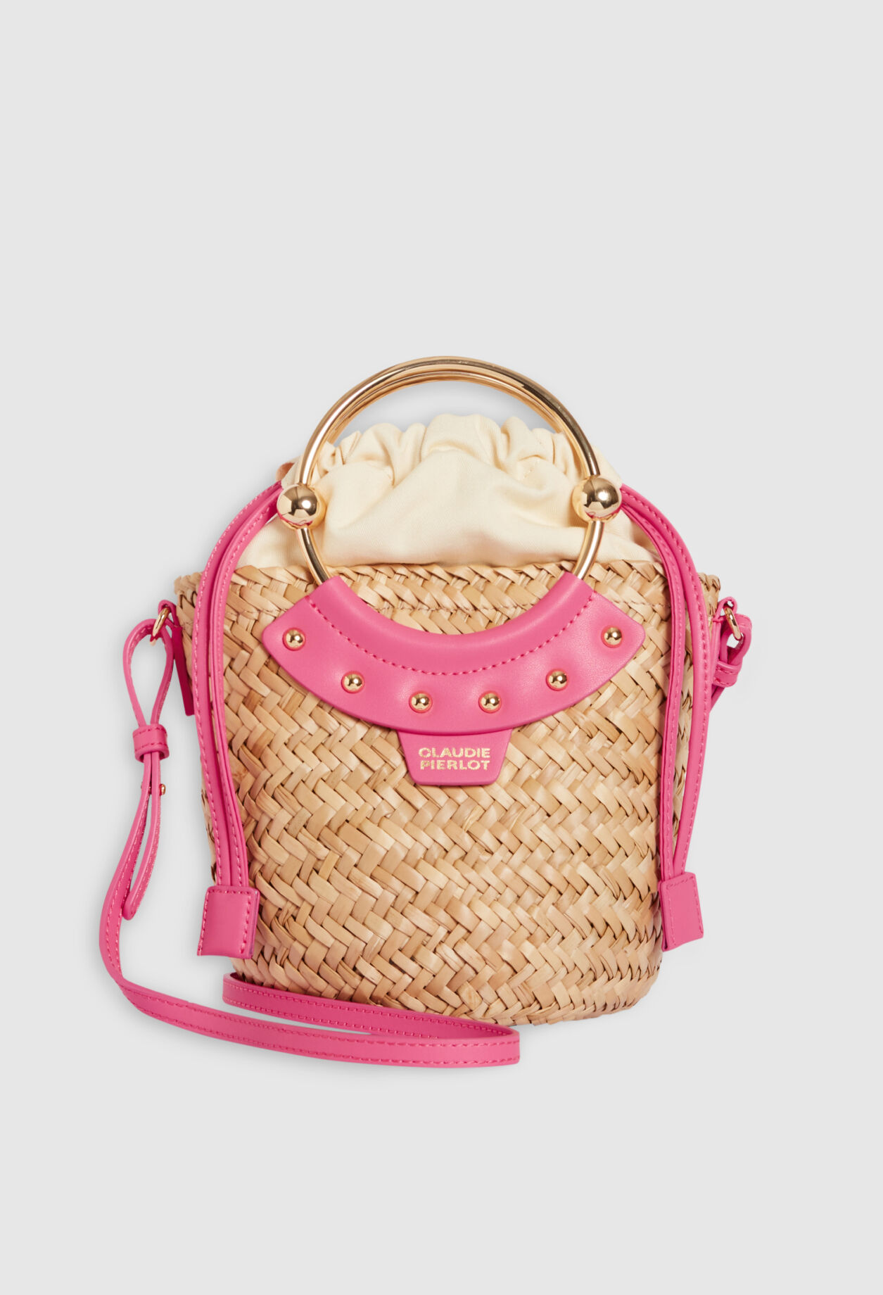 Mini-Handtasche Abeille aus Stroh