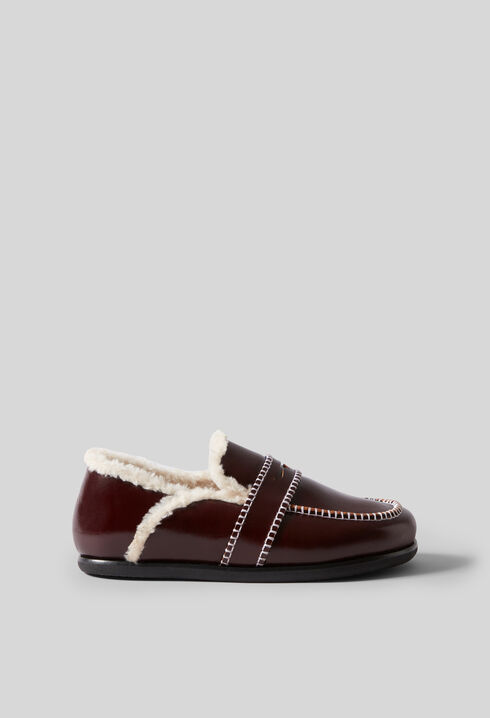 Gefütterte Ledermules
