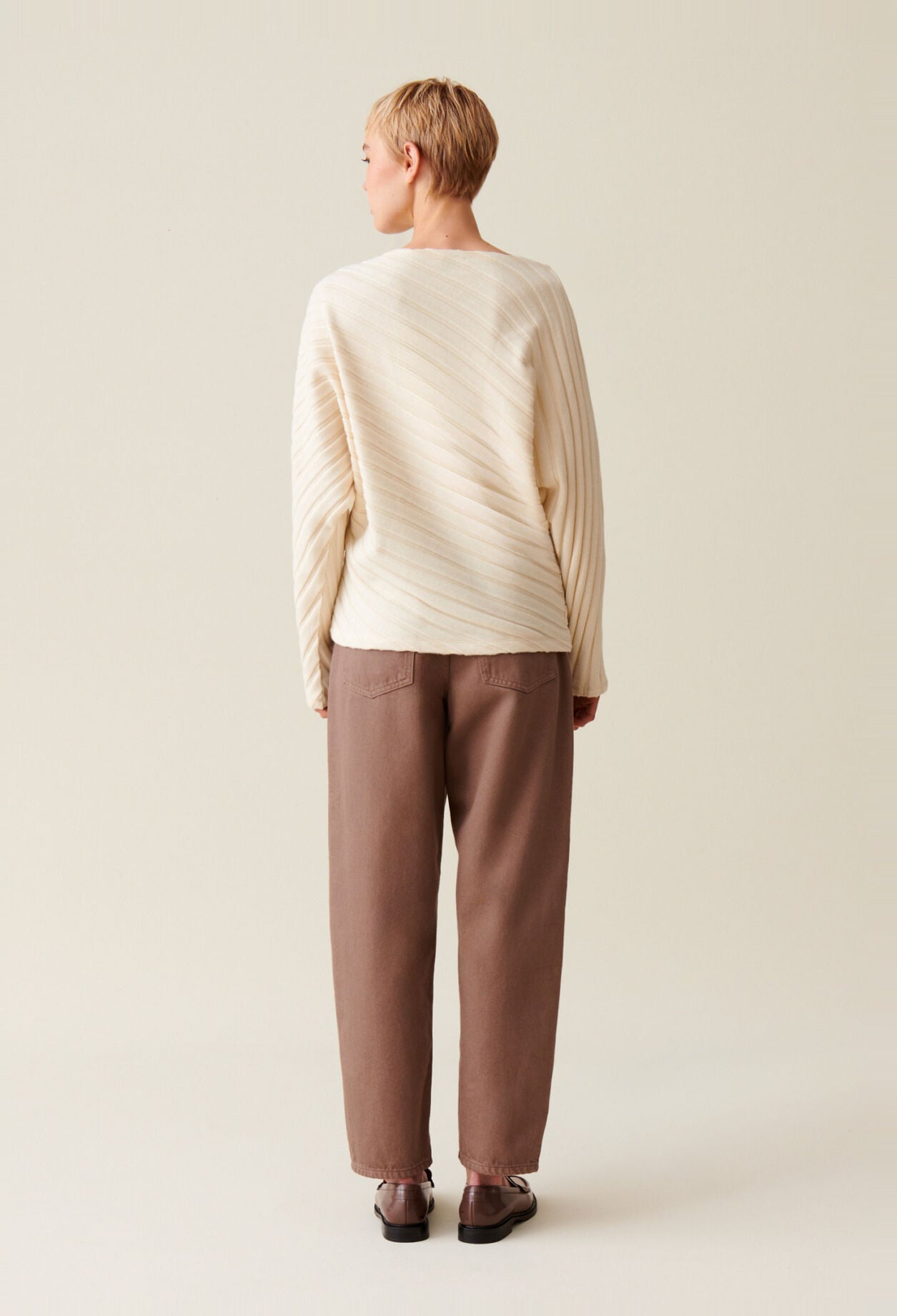 Abnehmbarer Schalpullover