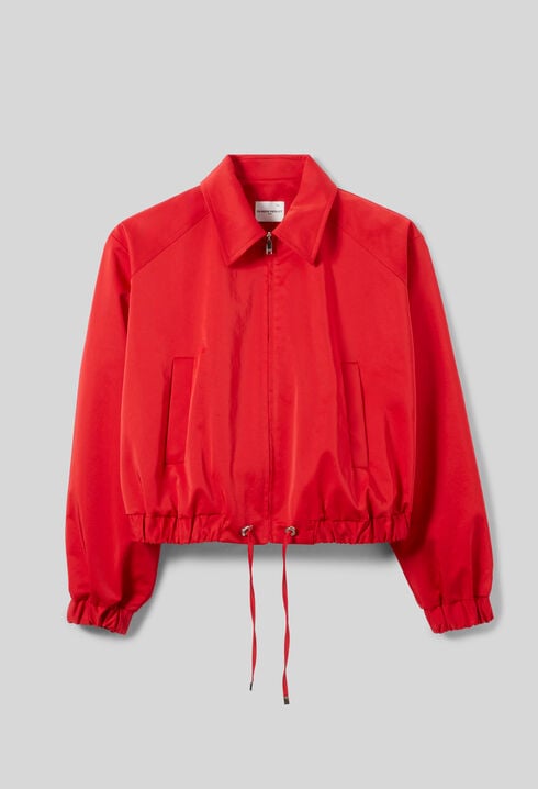 Kurzer Satin-Blouson