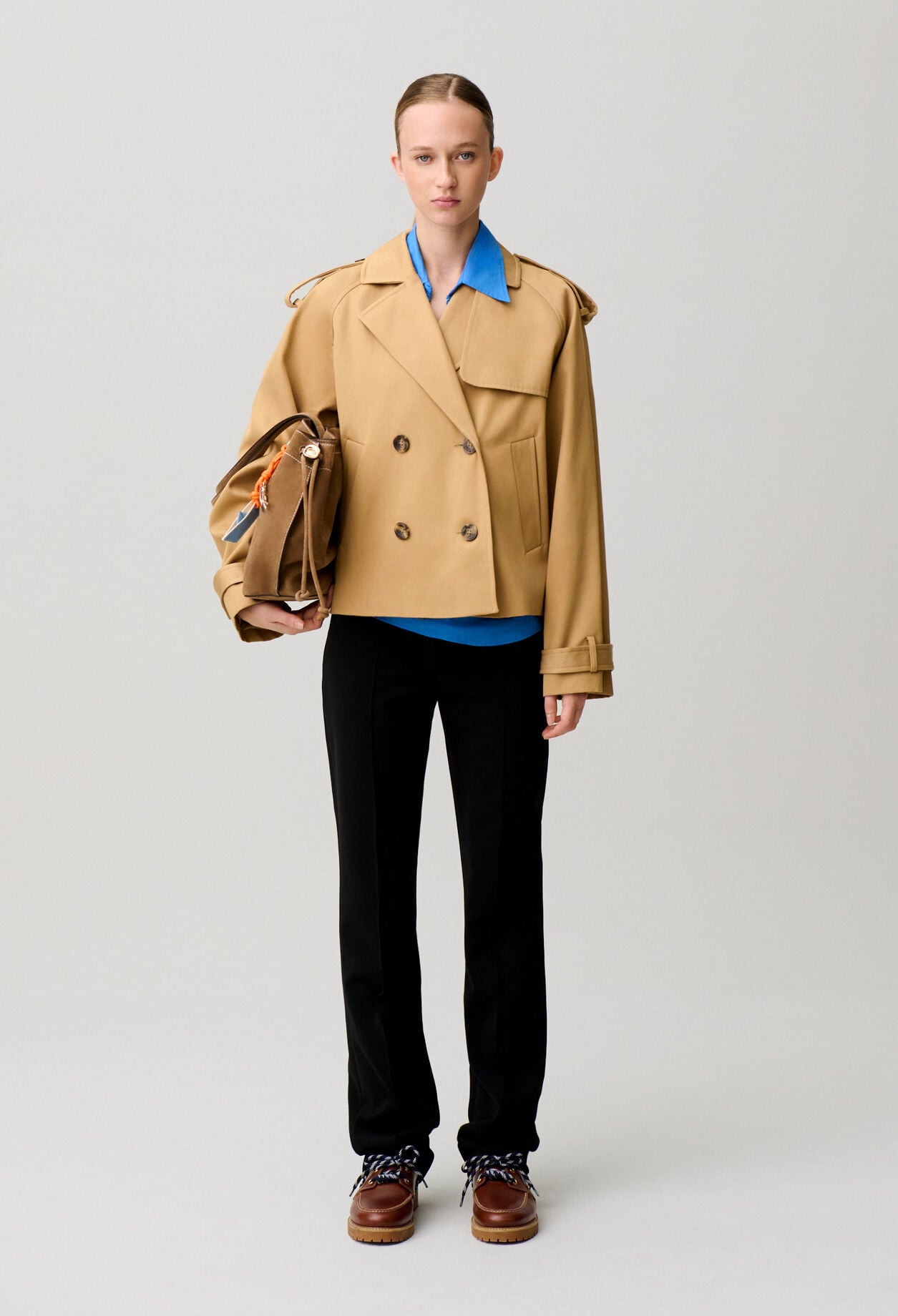 Kurzer Trenchcoat