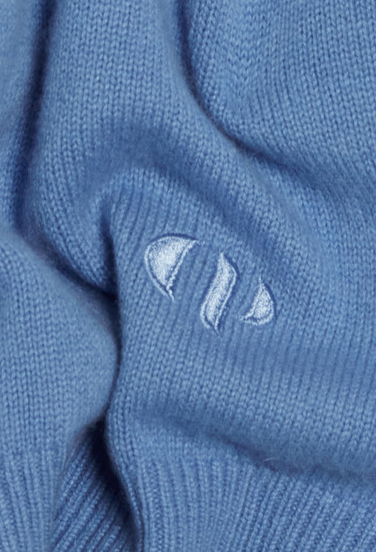 Blauer Pullover 100% Kaschmir