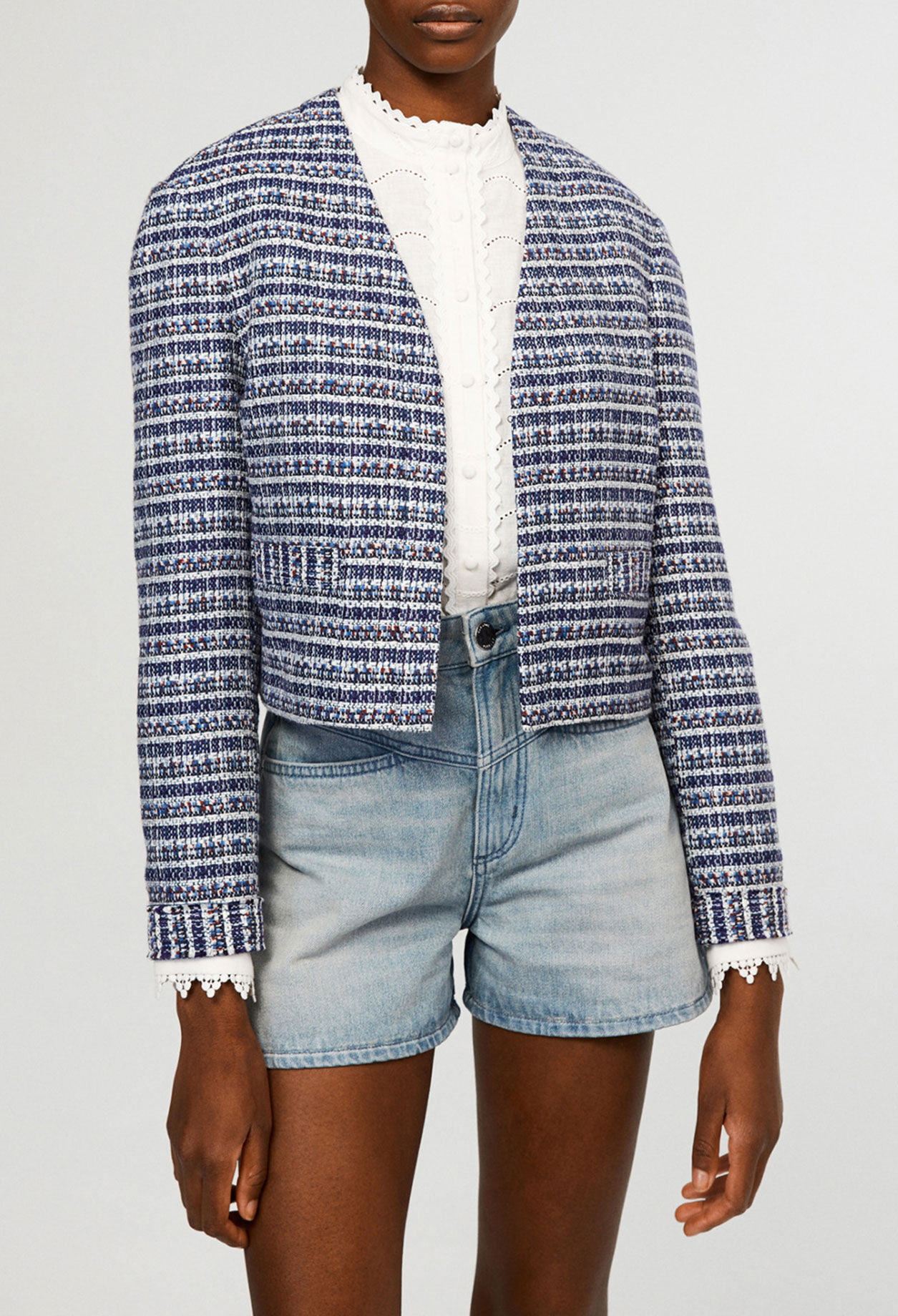 Tweed-Jacke