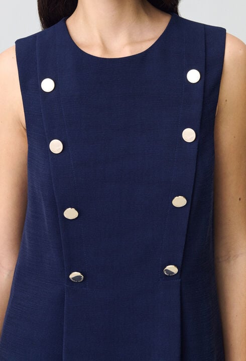 Tailliertes kurzes Kleid