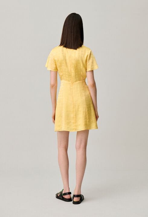 Kurzes flie&szlig;endes Kleid
