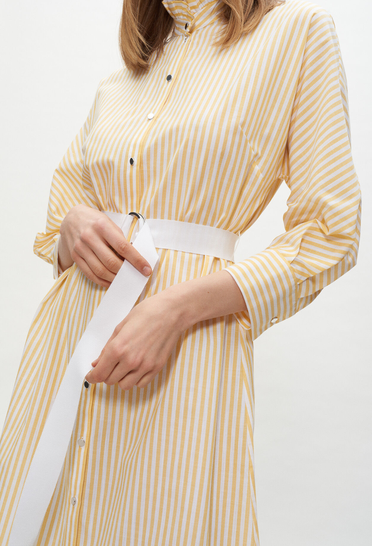Blusenkleid mit Gürtel