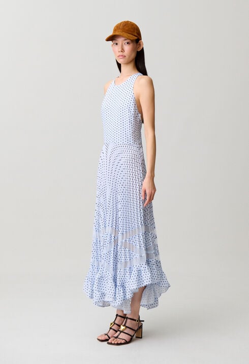 Midikleid mit Punkten