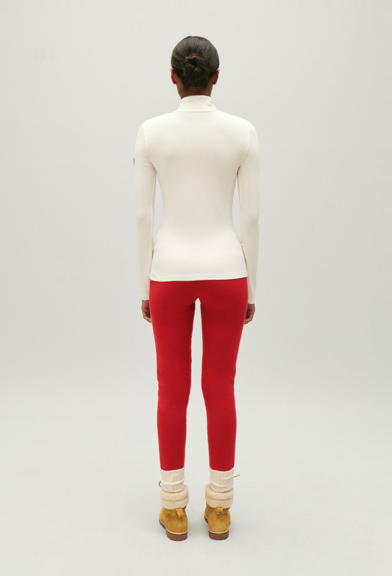 T-Shirt mit Stehkragen