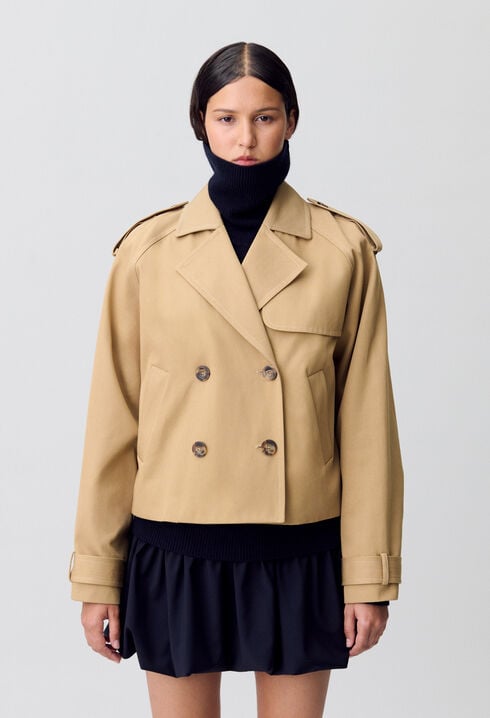 Kurzer Trenchcoat