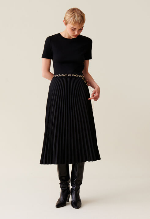 Zweistoff-Kleid Twist