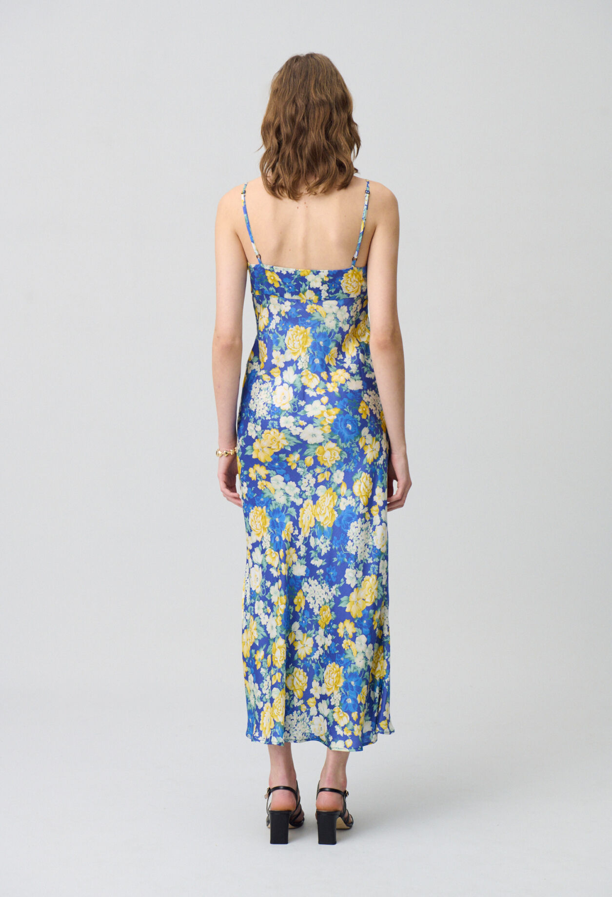 Langes Kleid Blumenmuster