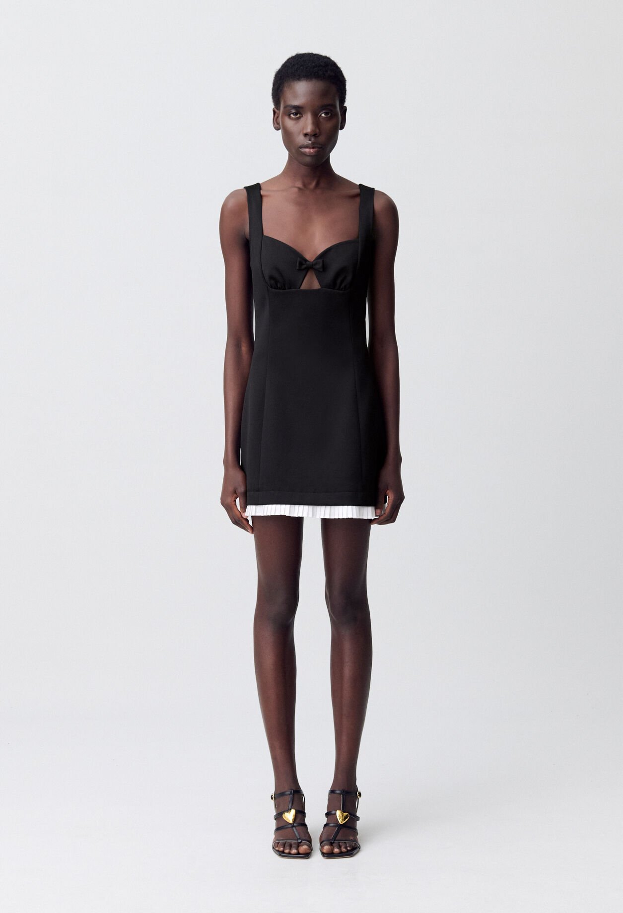 Kurzes Plisseekleid