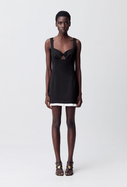 Kurzes Plisseekleid
