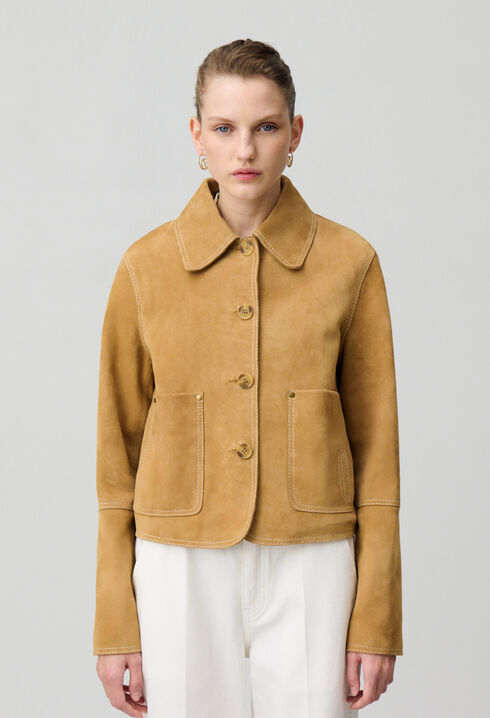 Wildlederjacke