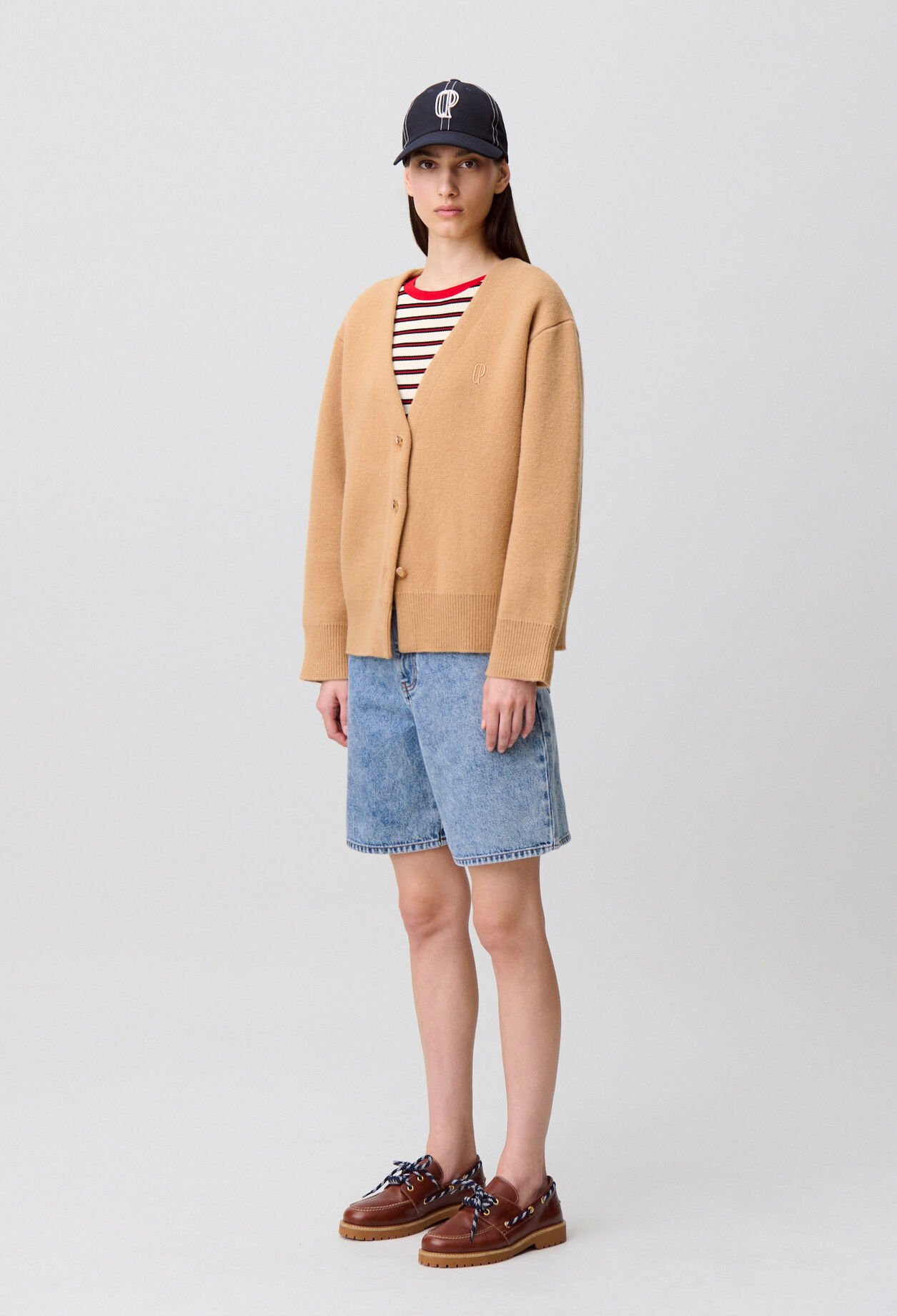 Oversize-Cardigan aus Wollmischung