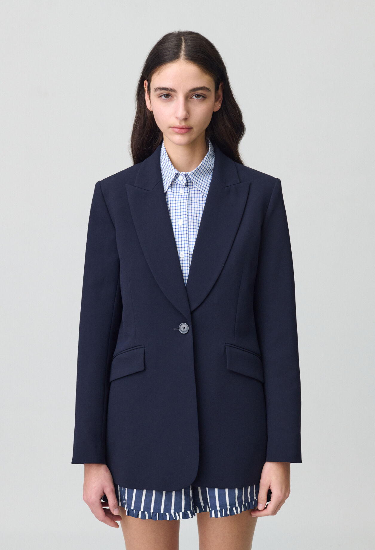 Taillierte Blazerjacke
