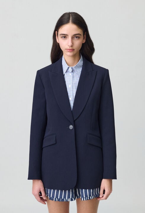 Taillierte Blazerjacke