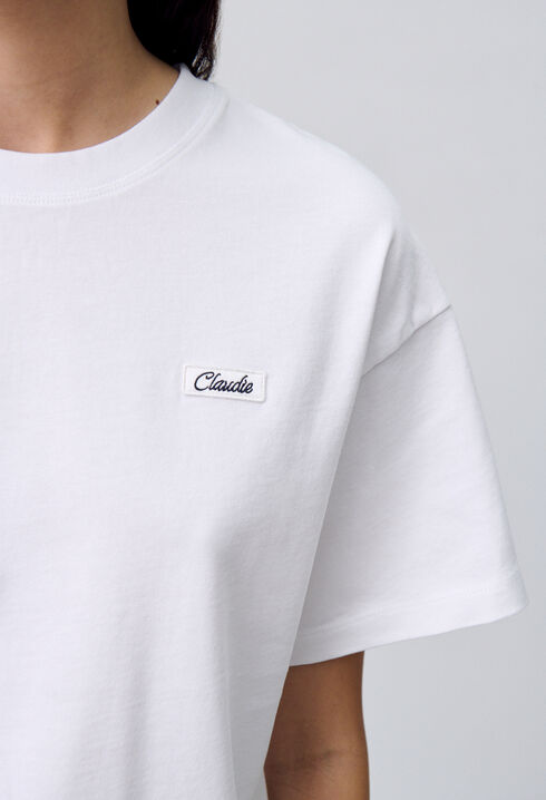 Weites Baumwoll-T-Shirt