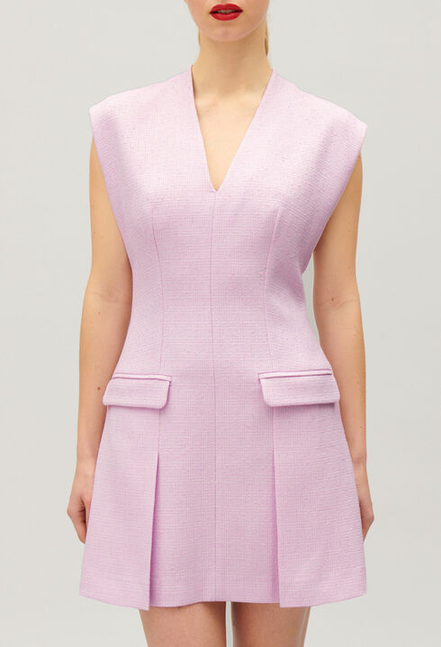 Kurzes Tweed-Kleid